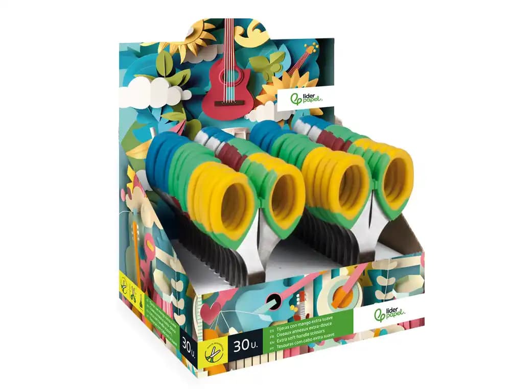 Tijera liderpapel extra soft unidad