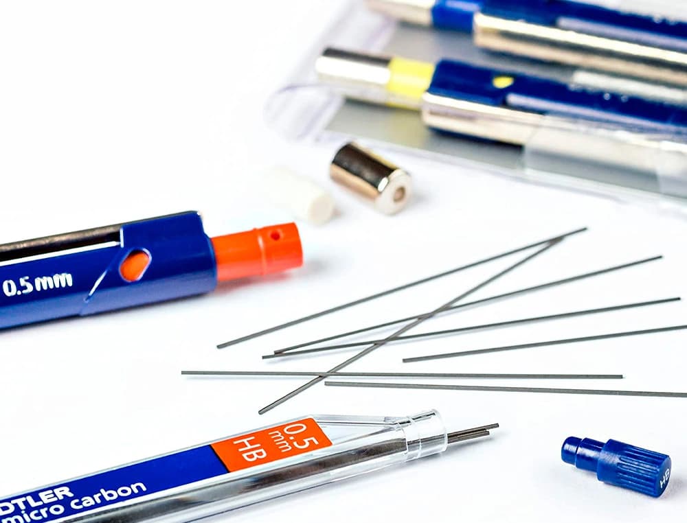 Minas staedtler mars micro grafito 0,5 mm hb tubo con 12 minas