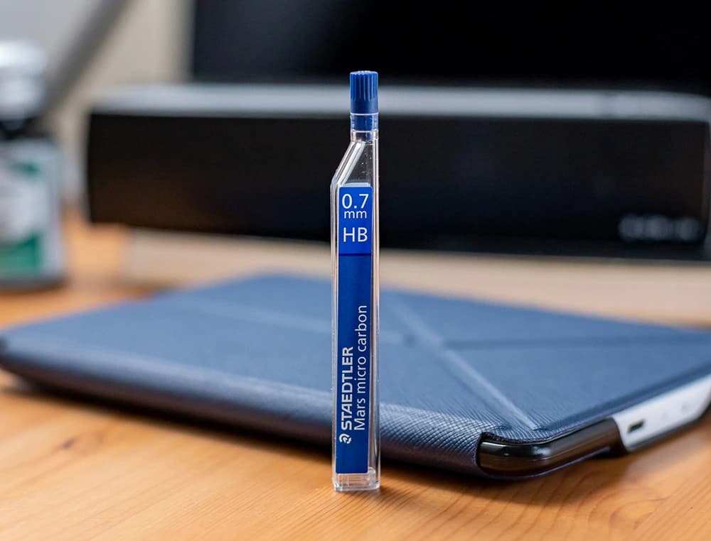 Minas staedtler mars micro grafito 0,7 mm hb tubo con 12 minas
