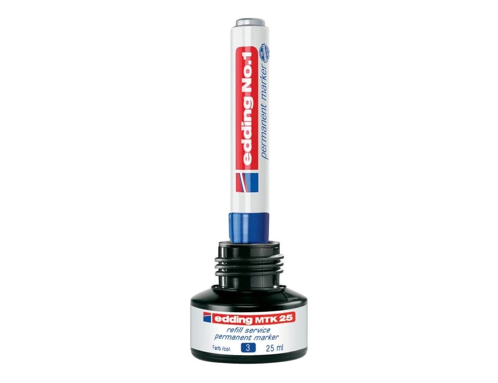 Rotulador edding marcador permanente 1 punta biselada 5 mm recargable