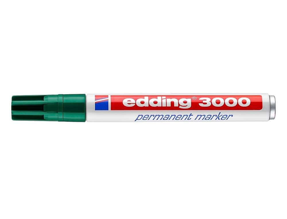 Rotulador edding marcador permanente 3000 punta redonda 1,5-3 mm recargable