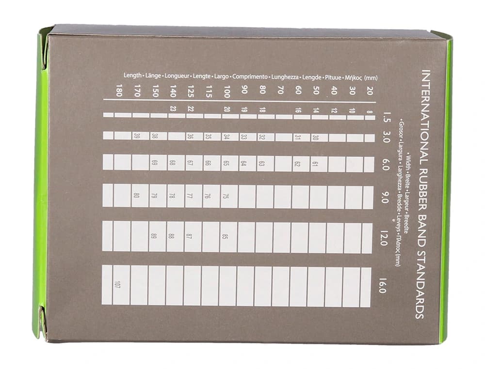 Gomillas elasticas q-connect 100 gr numero 33 90 x 3 mm