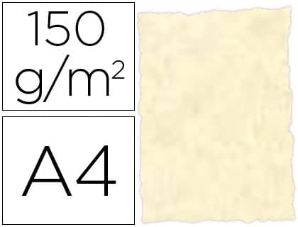 Michel Papel pergamino din a4 troquelado 150 gr color parchment topacio paquete de 25 hojas