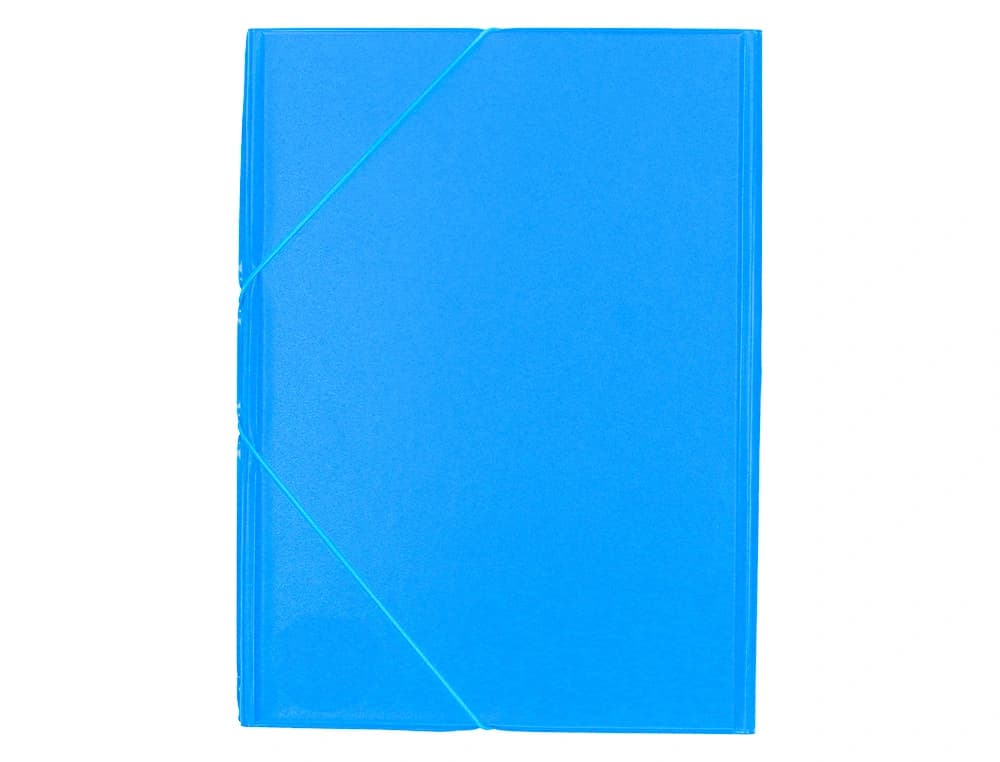 Carpeta liderpapel gomas tres solapas plastico folio