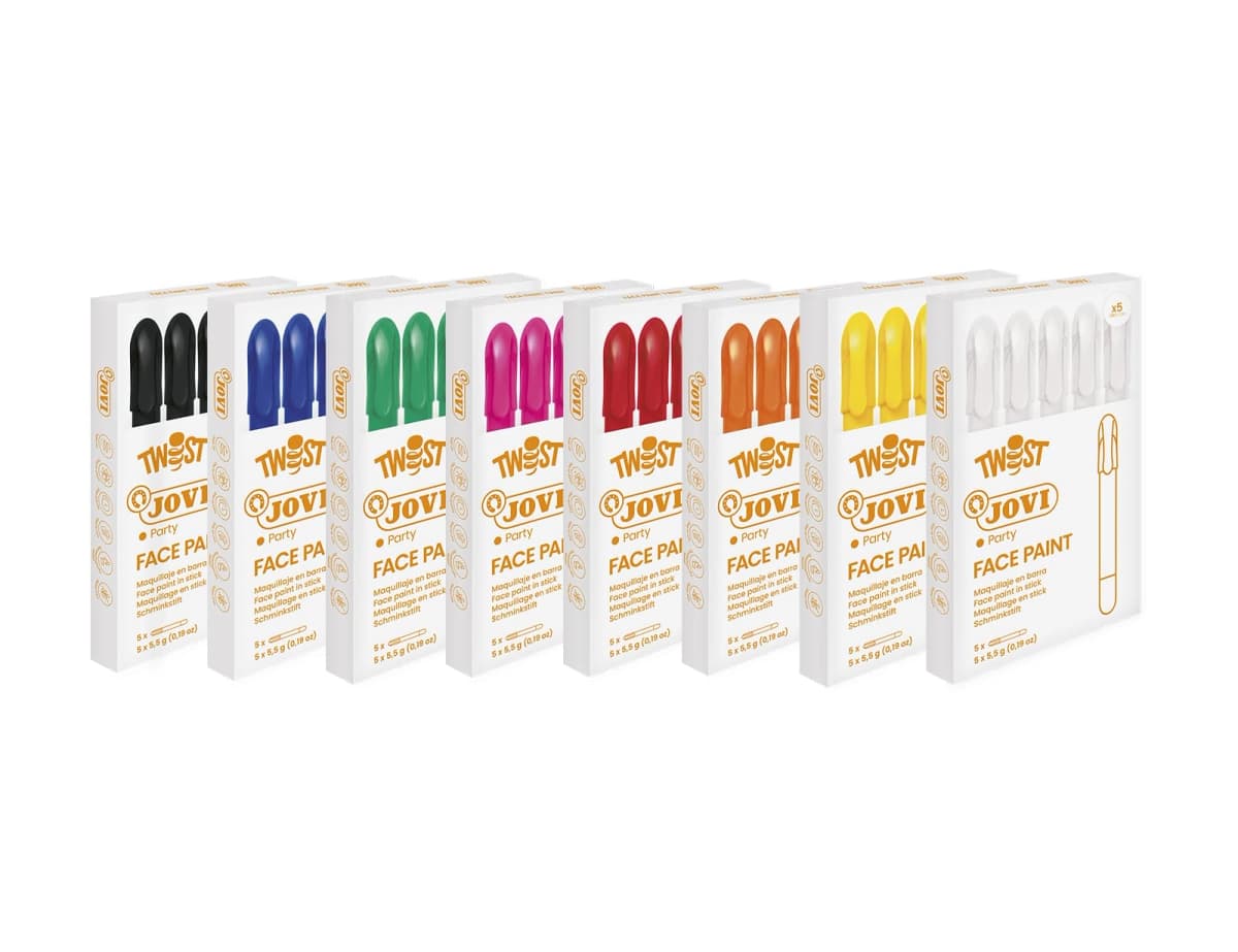 Barra de maquillaje Jovi Twist make-up caja de 5 unidades