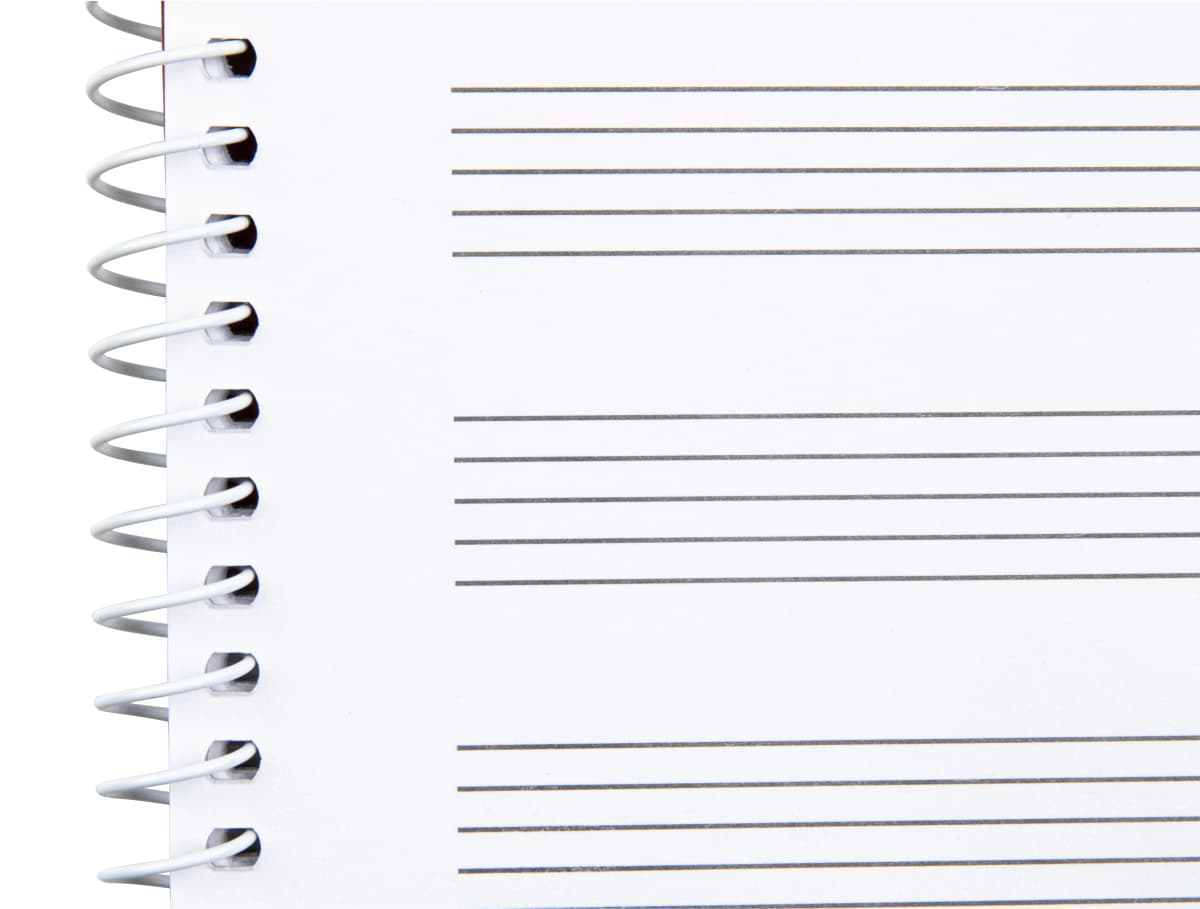 Bloc musica liderpapel pentagrama 3mm folio apaisado 20 hojas 100g/m2