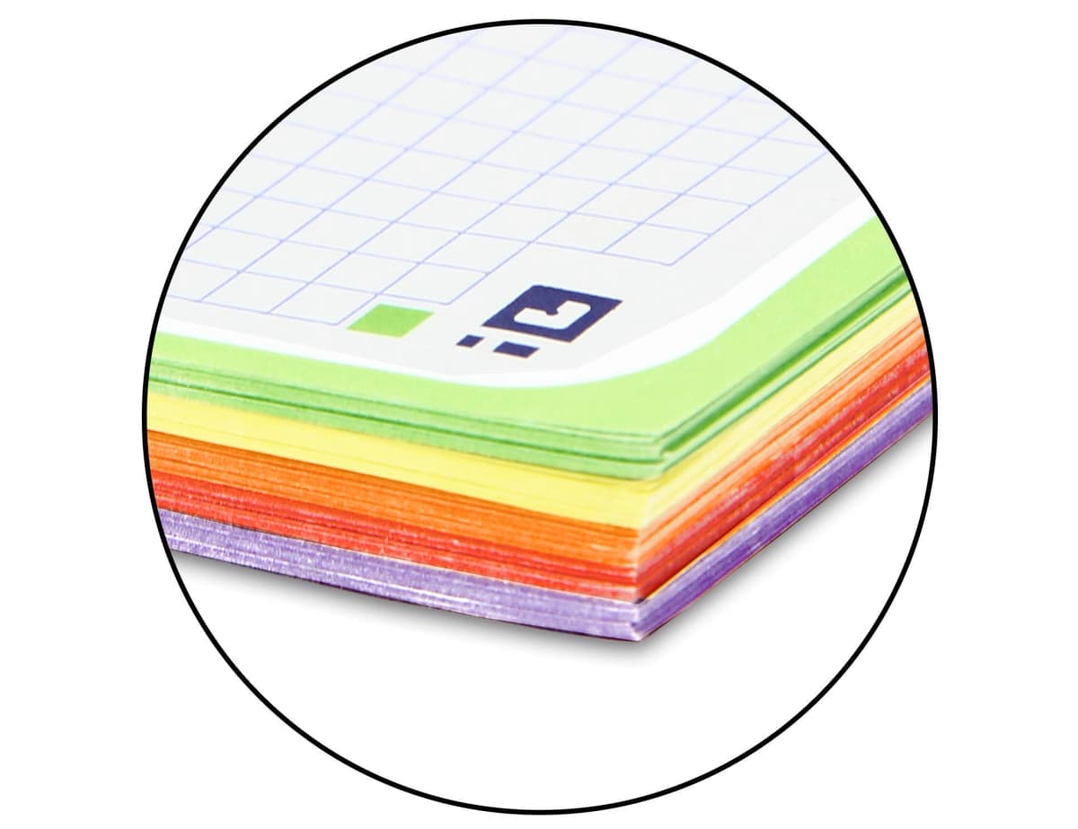 Bloc espiral oxford tapa extradura optik paper microperforado 120 h 50% hojas gratis cuadros 5 mm