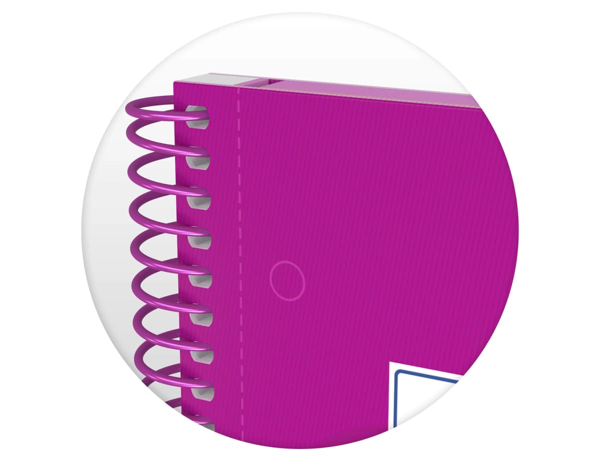 Bloc espiral oxford european book tapa extradura din a4 80 hojas cuadricula 5 mm