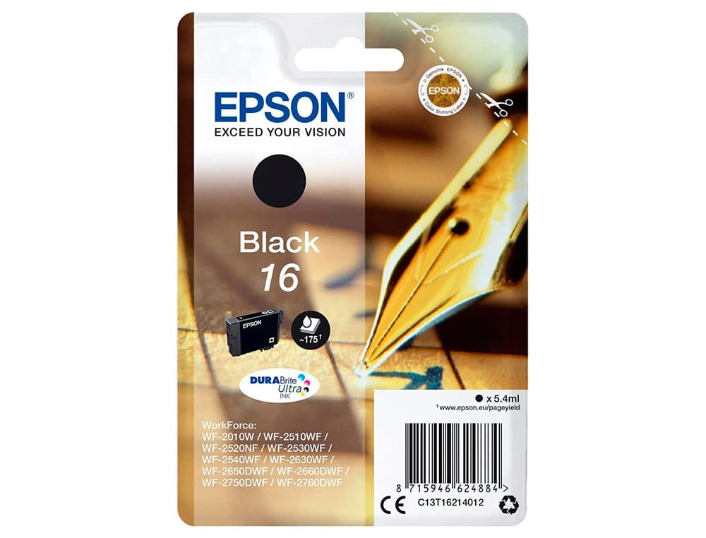 Ink-jet epson 16 wf2010w wf2510wf wf2520nf wf2530wf wf2540wf 175 pag