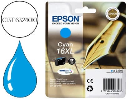Epson Ink-jet epson 16xl wf2010w wf2510wf wf2520nf wf2530wf wf2540wf cian 450 pag