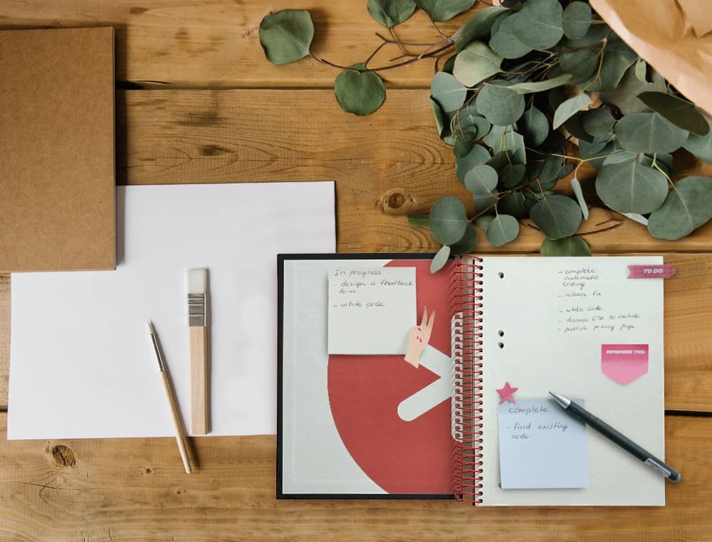 Cuaderno espiral a5 micro antartik tapa forrada 120h 90g liso con bandas 6 taladros