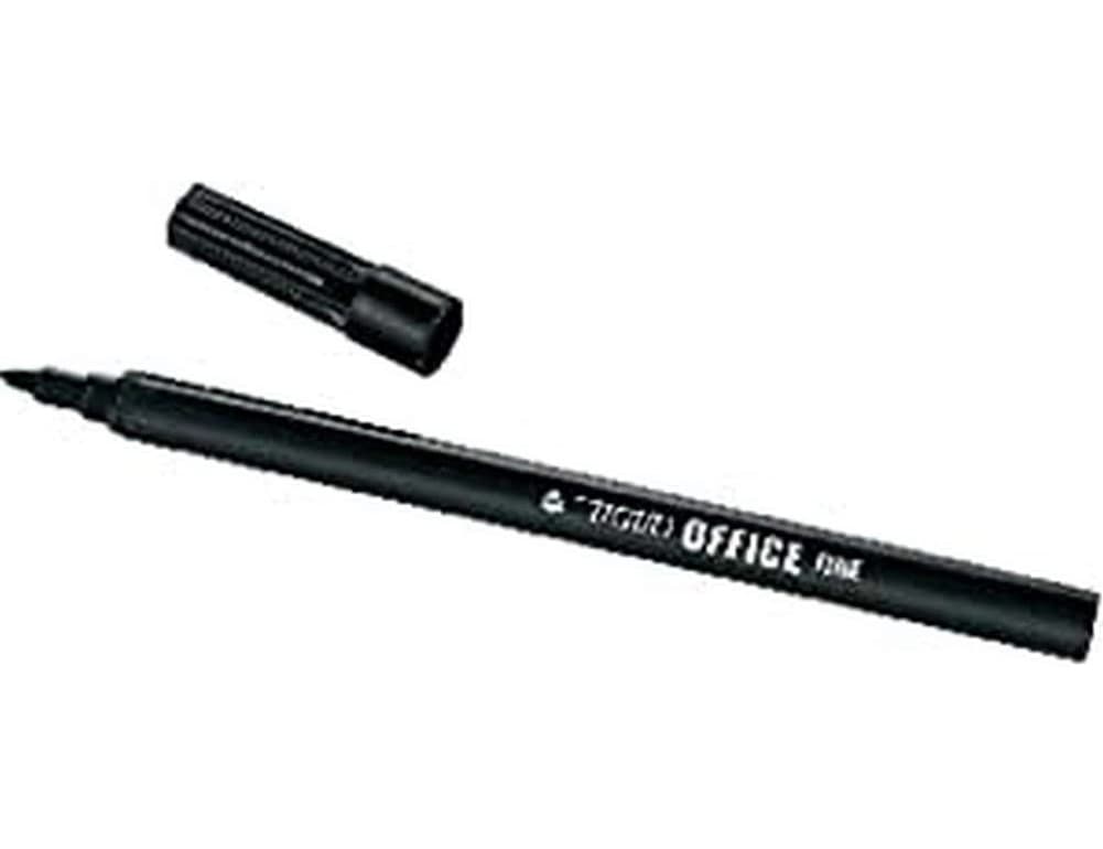 Rotulador Tratto Office Fine con punta de fibra, trazo de 0,7 mm – Negro