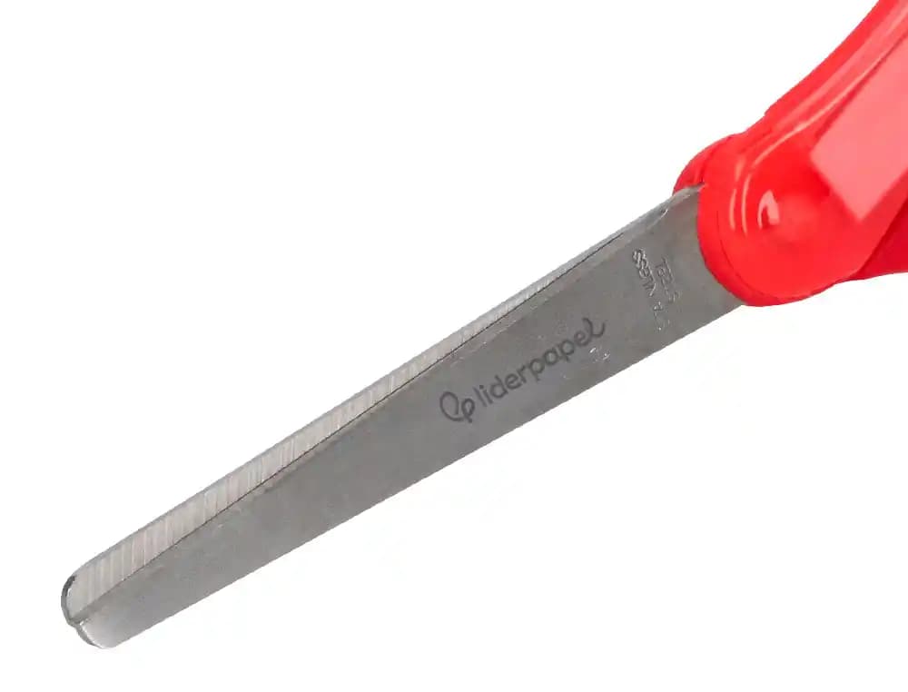 Tijera liderpapel 15 cm con resorte para facilitar el corte unidad