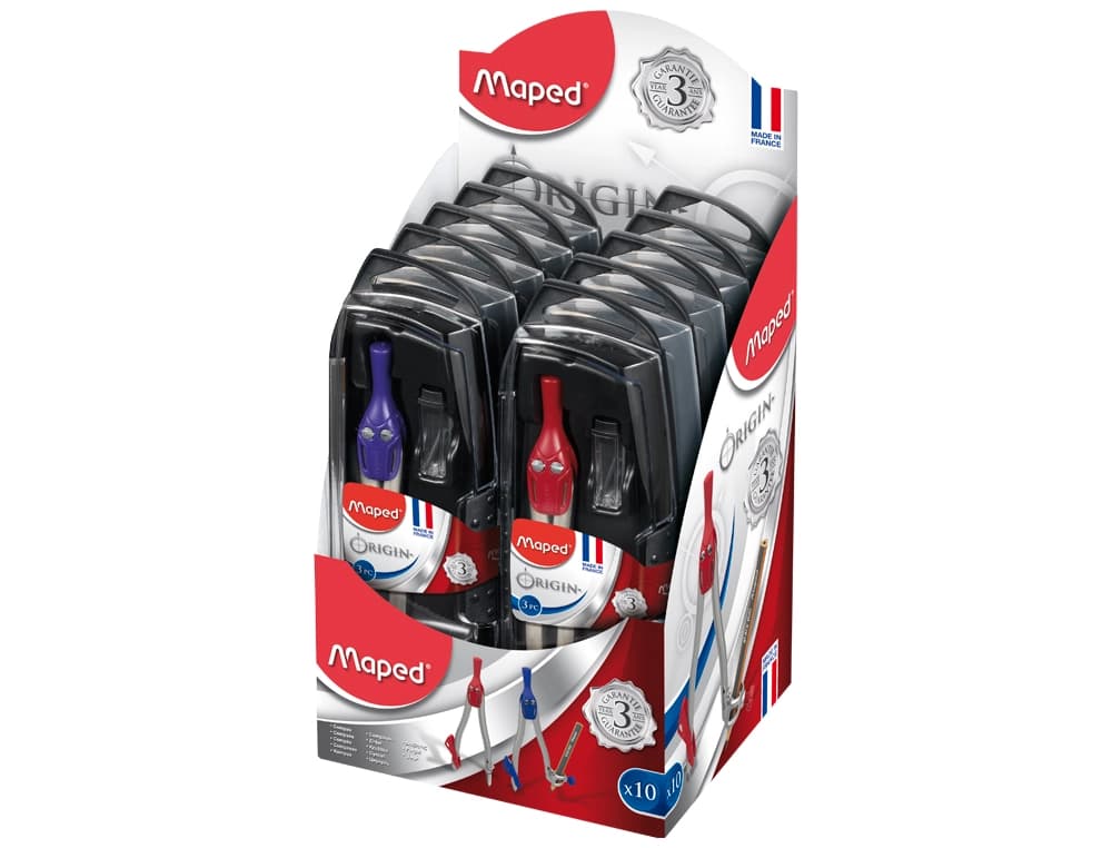Compas maped 305811 con adaptador y estuche de minas