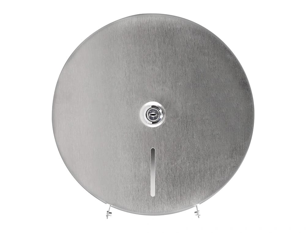 Dispensador q-connect de papel higienico jumbo acero inoxidable 115x254x265 mm