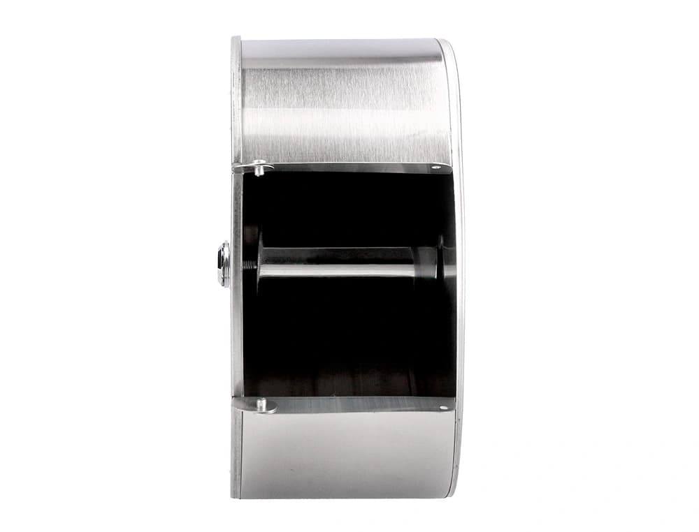 Dispensador q-connect de papel higienico jumbo acero inoxidable 115x254x265 mm
