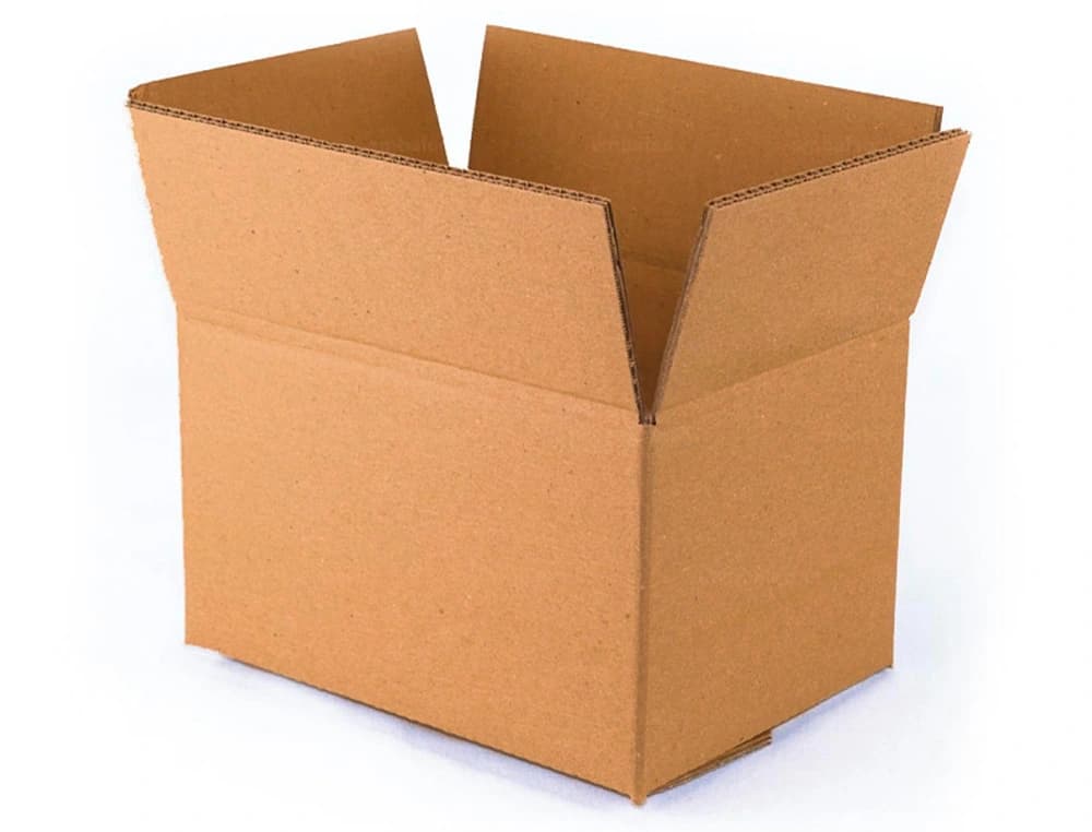 Caja para embalar q-connect americana con fondo automaticocarton canal simple 3 mm colorcolor kraft 425x300x200 mm