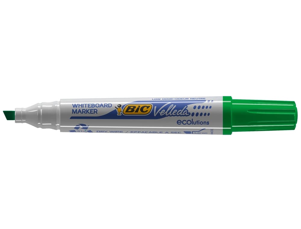 Rotulador bic velleda para pizarra punta biselada 5,9 mm