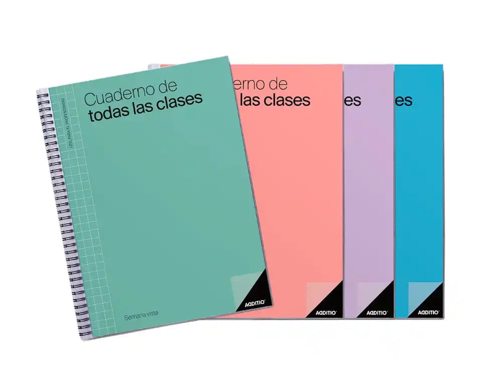 Cuaderno de todas las clases sv additio plan mensual del curso evaluacion continua y programacion semanal 22,5x31cm