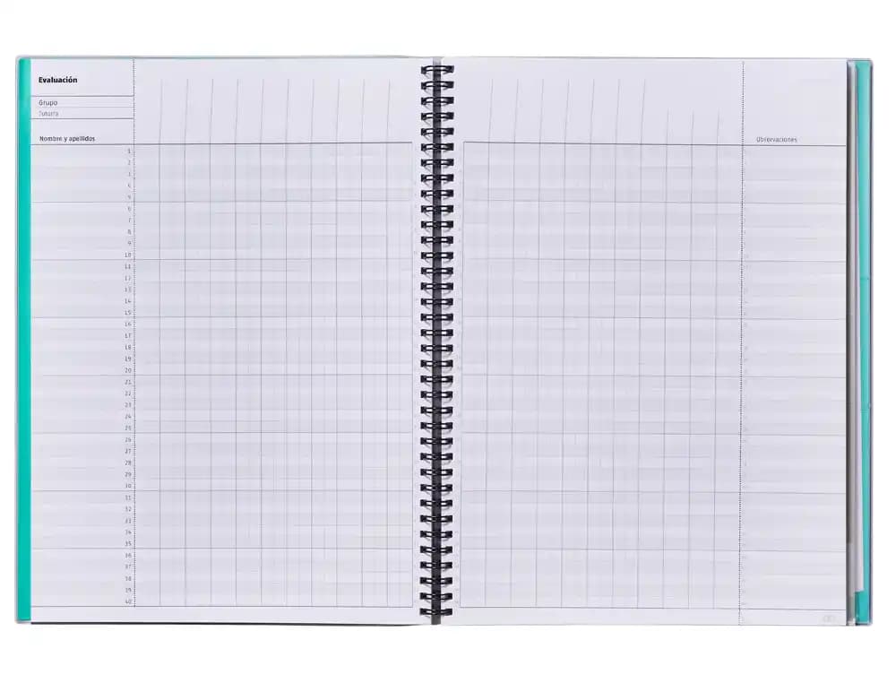 Cuaderno de todas las clases sv additio plan mensual del curso evaluacion continua y programacion semanal 22,5x31cm