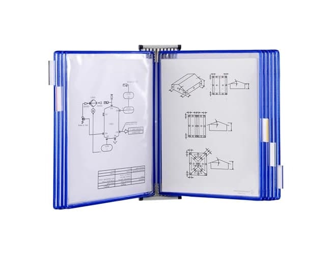 Funda para portacatalogo djois din a4 colores pack de 10 unidades