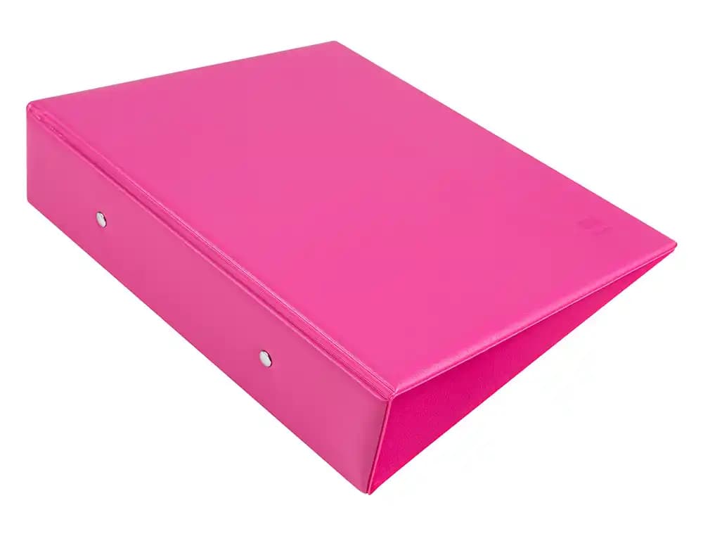 Carpeta de 2 anillas 40 mm redondas liderpapel a5 carton forrado pvc