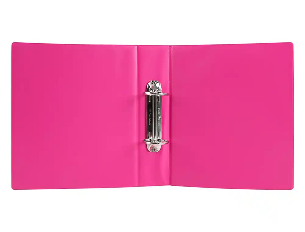 Carpeta de 2 anillas 40 mm redondas liderpapel a5 carton forrado pvc