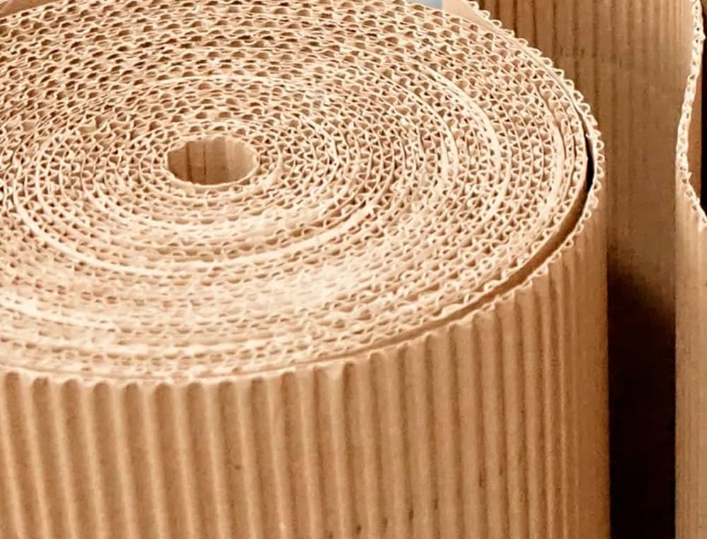 Carton ondulado q-connect 0,90x25 m 250 g/m2 kraft