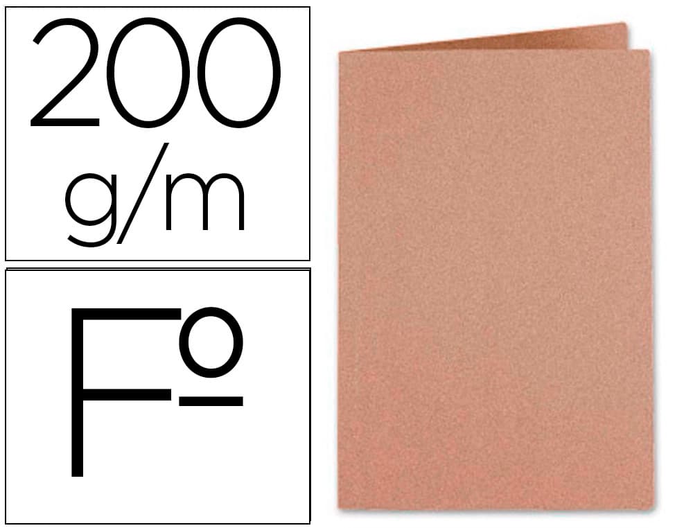 Liderpapel Subcarpeta liderpapel folio kraft 200g/m2