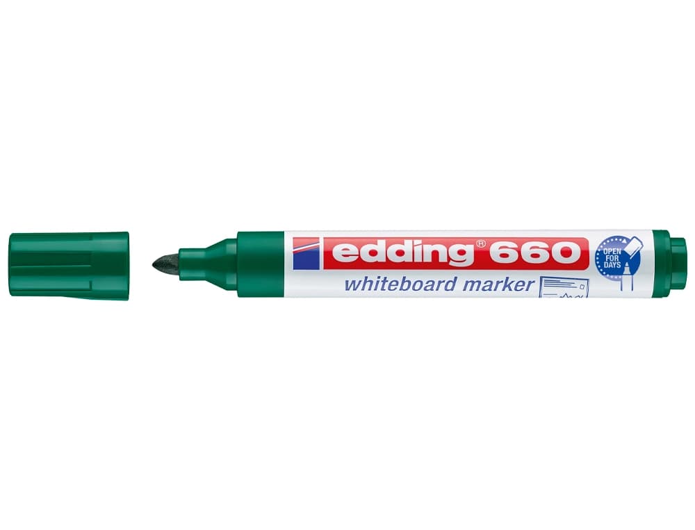 Rotulador edding para pizarra blanca 660 punta redonda 1,5-3 mm