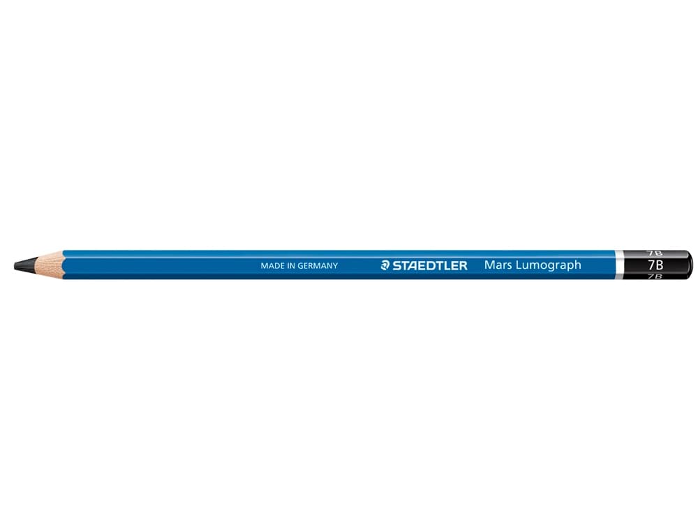 Lapices de grafito staedtler mars lumograph 100 7b unidad