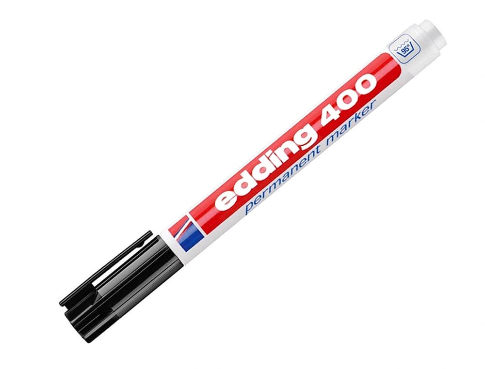 Rotulador edding marcador permanente 400 punta redonda 1 mm recargable