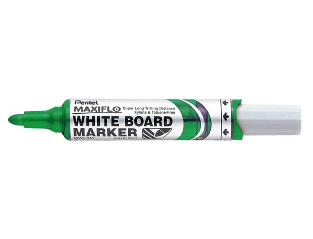 Rotulador maxiflo pentel para pizarra blanca