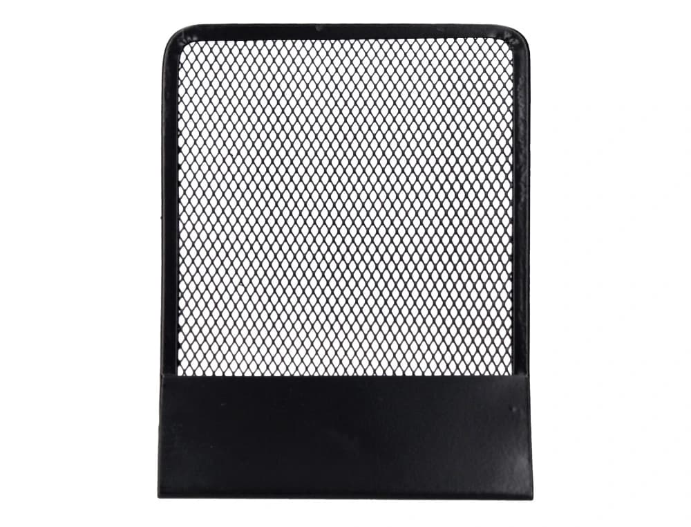 Apoyalibros metalico q-connect kf15098 rejilla negro juego 165x152x135 mm