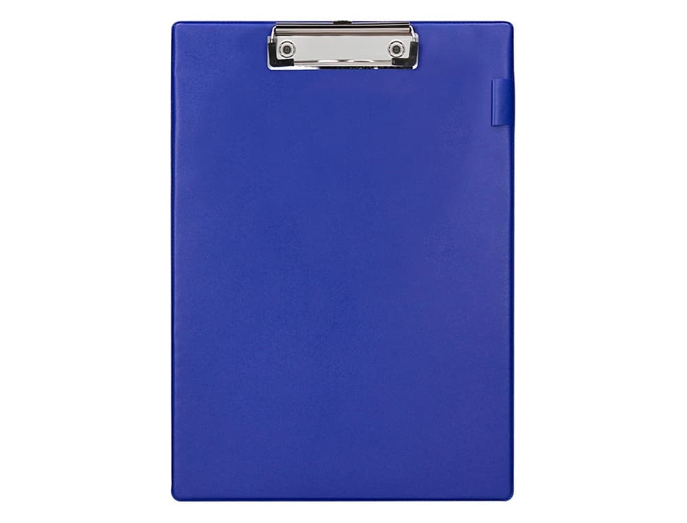 Portanotas q-connect miniclips pvc din a4 azul