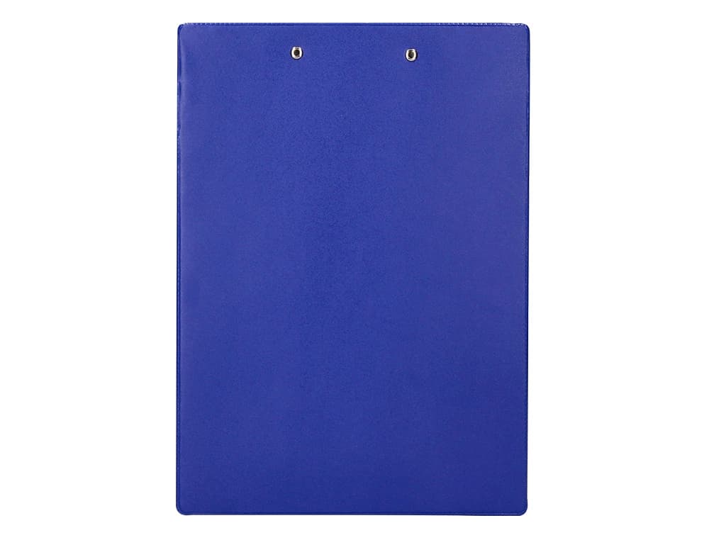 Portanotas q-connect miniclips pvc din a4 azul