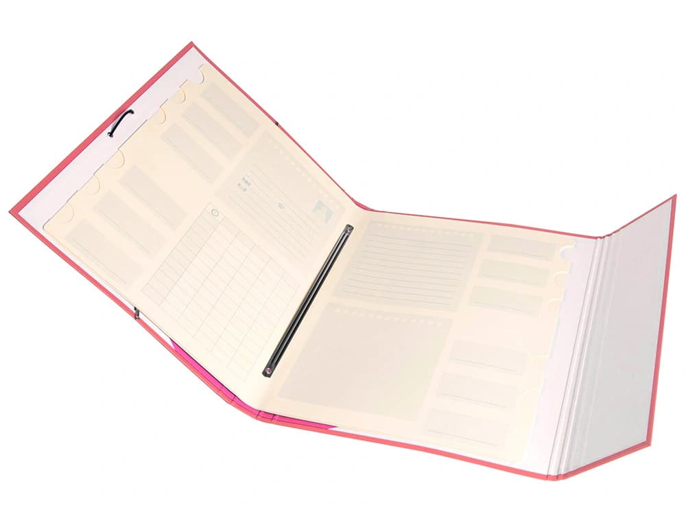 Carpeta antartik clasificadora a4 12 departamentos gomas carton forrado