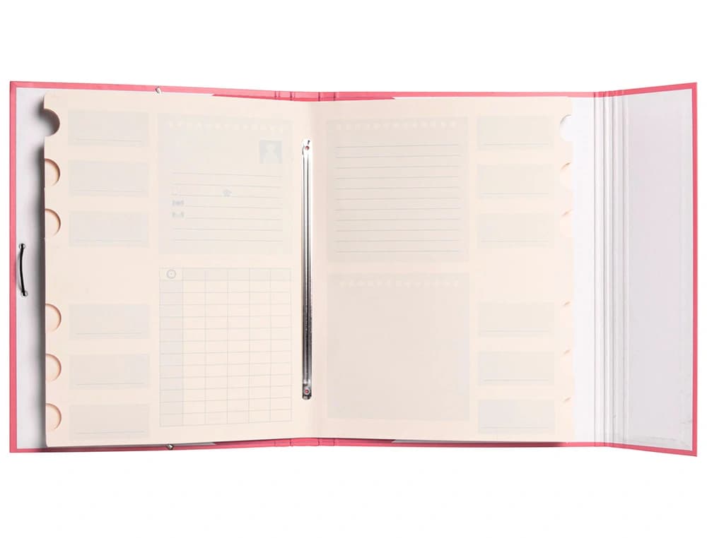 Carpeta antartik clasificadora a4 12 departamentos gomas carton forrado