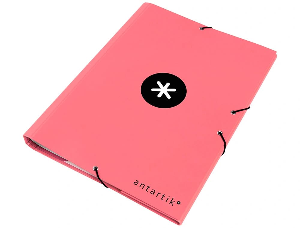 Carpeta antartik clasificadora a4 12 departamentos gomas carton forrado