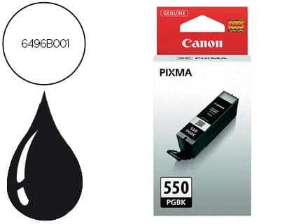 Canon Ink-jet canon pgi-550 pixma mg 5450 / ip7250 / mg6350 negro 15 ml
