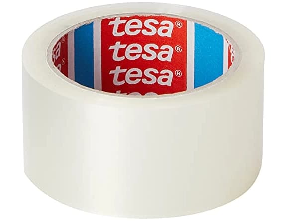 Cinta adhesiva tesa strong 66 m x 50 mm para embalaje bajo ruido