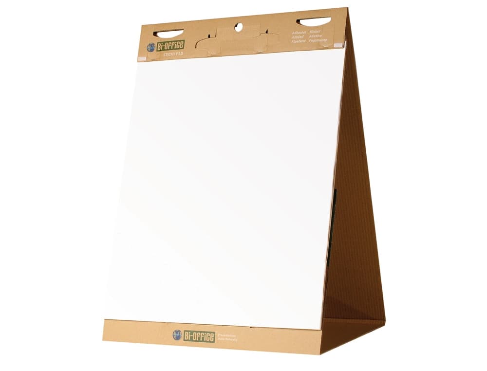 Bloc congreso bi-office liso autoadhesivo sobremesa 500x585 mm papel de 80g/m2