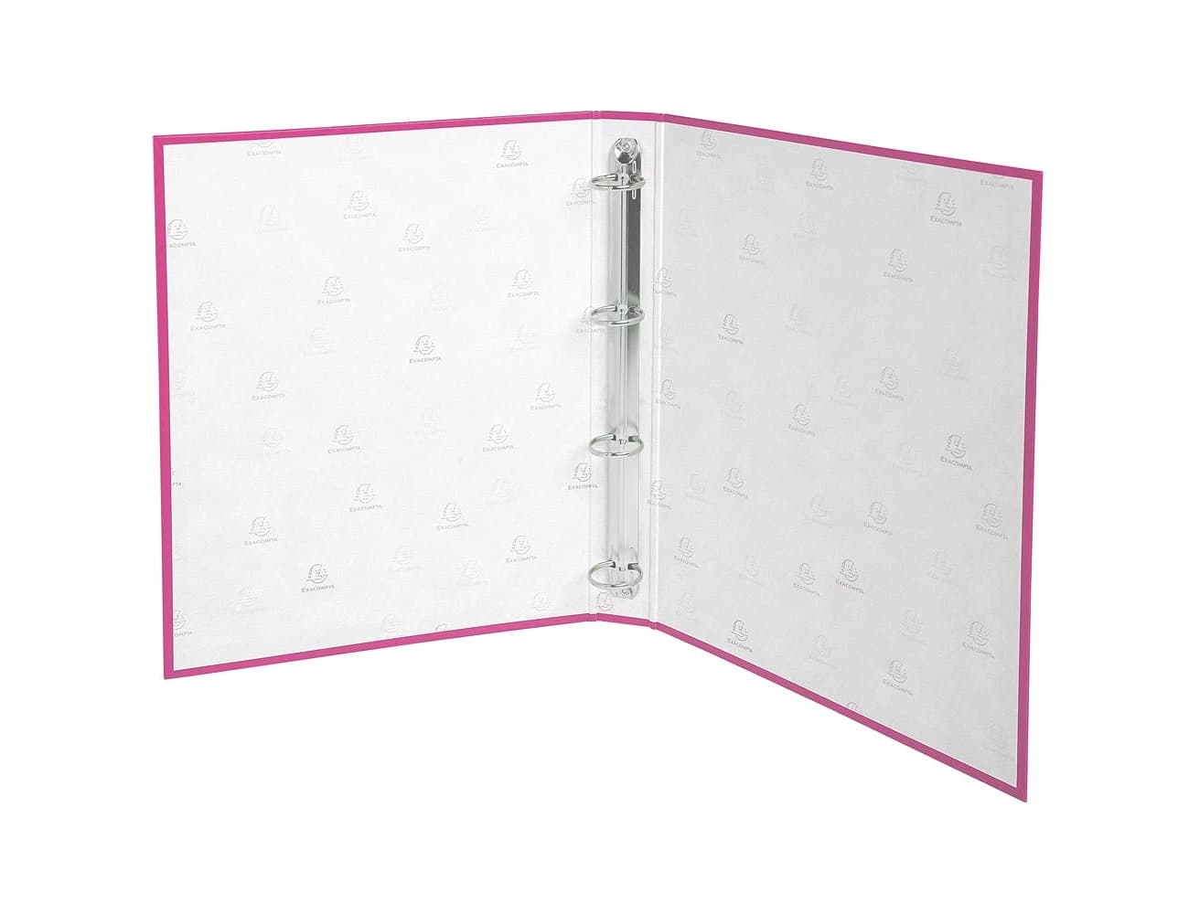 Carpeta de 4 anillas 30mm redondas exacompta a4 carton forrado colores