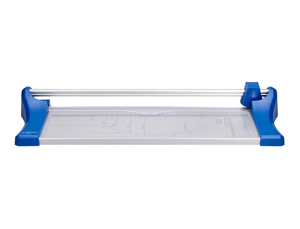 Cizalla q-connect metalica de rodillo de 32 cm con base de aluminio