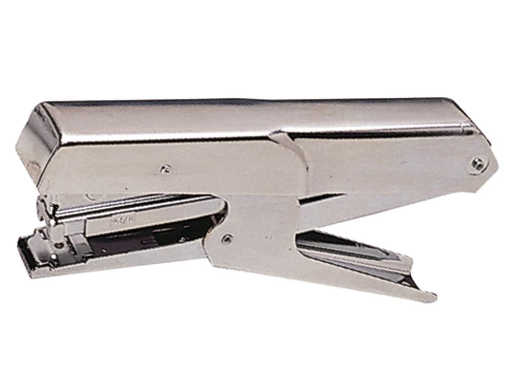 Grapadora petrus de tenaza 224 cromada capacidad 25 h usa grapas 22/6