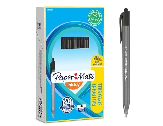 Boligrafo paper mate inkjoy 100 retractil punta media