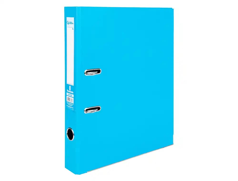 Archivador de palanca liderpapel documenta forrado pvc con rado compresor metalico