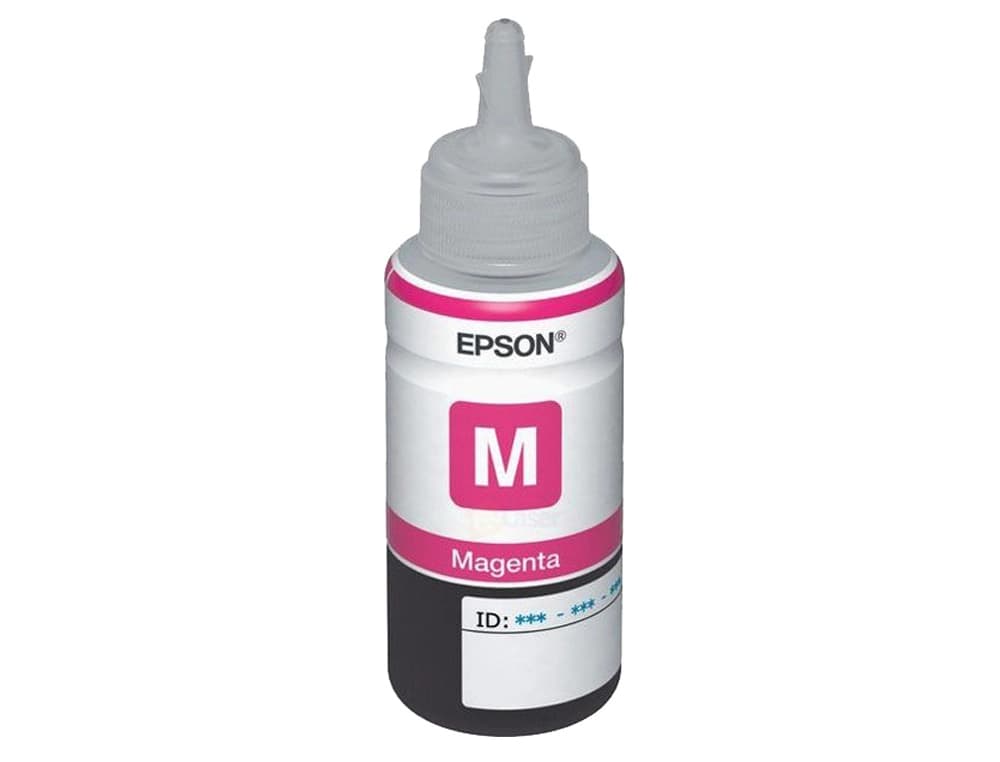Tinta epson t6643 et2500/2550/ /14000/l475/565/575/4500 magenta botella 70 ml 6.500 pag