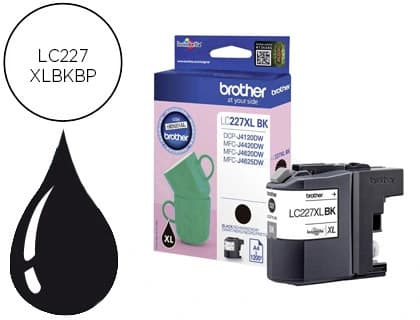 Brother Ink-jet brother lc-227xl negro dcp-j4120dw / mfc-j4420dw / j4620dw / j4625dw 1200 pag