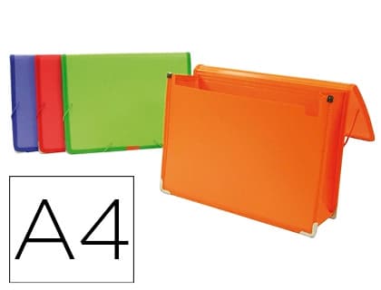 Liderpapel Carpeta liderpapel portadocumentos polipropileno din a4 colores surtidos
